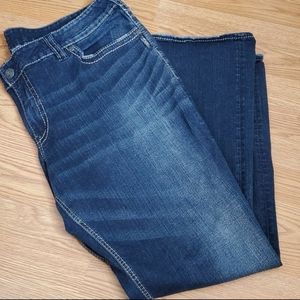 GUC Size 24 Silver Suki Mid Slim Boot Jeans